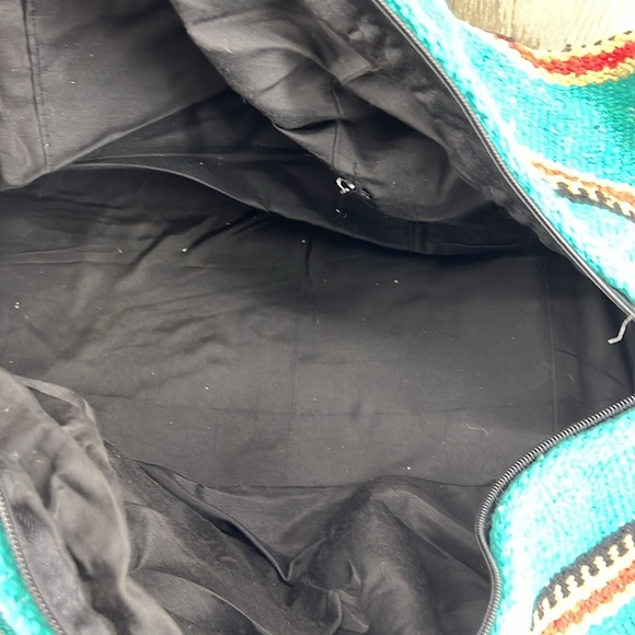 Travel Bag in bohemian beautiful Southwestern blanket fabrics - Picture 6 of 6